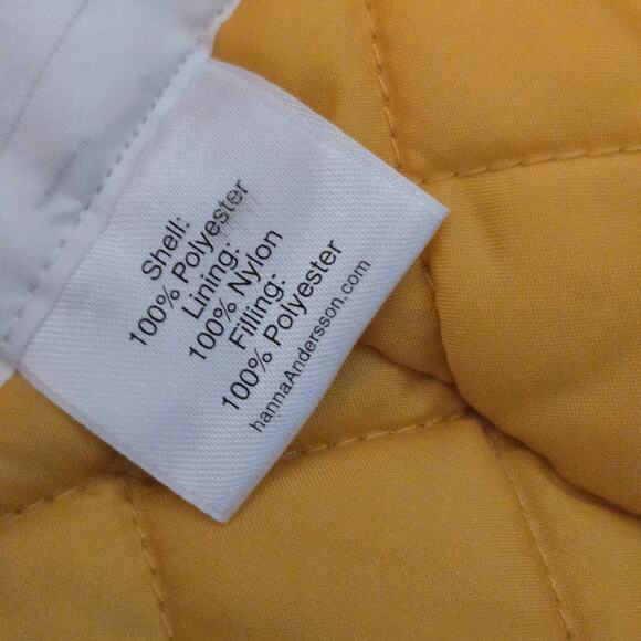 Hanna Andersson Snowsuit Multicolor Floral Hooded Quilted Lined Full Zipper 80cm - Picture 6 of 9